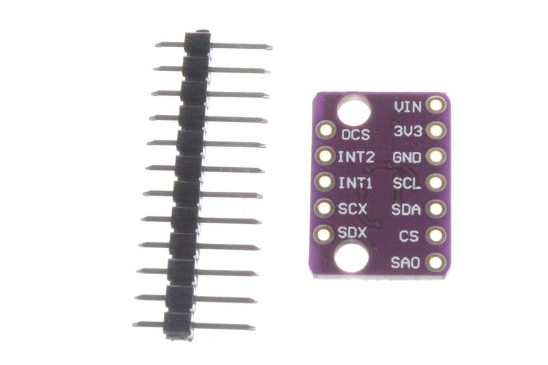 NOYITO LSM6DS3 3 Accelerometer 3 Gyroscope Sensor 6 Degrees of Freedom Breakout Board Tilt Angle Module 1.71 to 5V Embedded Temperature Sensor SPI IIC Serial Interface - Image 2
